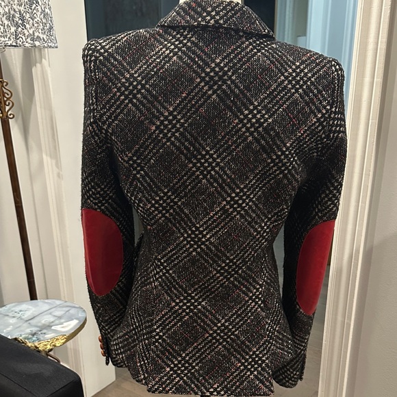 Smythe equestrian Black and White Plaid Blazer - Picture 5 of 15